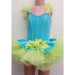 Dance Costume Small Child Green Curtain Call E9653 Lyrical Ballet